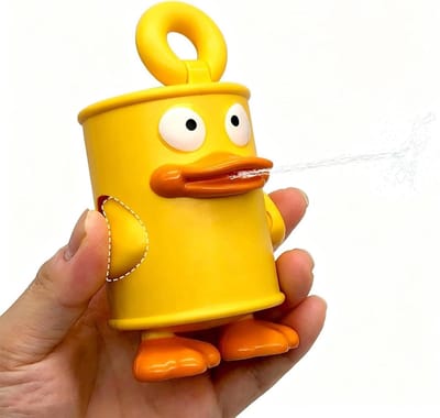 Waterspeelgoed Eendjes - Blik Figuren - Zomers Waterplezier - Gladde Randen - 12 x 9 x 8 cm - Multicolor