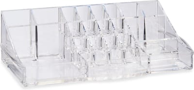 Make-up organizer/opberger 20-vaks 32 x 12 cm van kunststof - Make-up houder