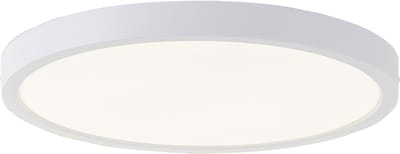 Brilliant LED-plafondlamp Navara G80886/85 voor badkamer, hal, keuken, garage, kunststof, geschikt voor binnen en buiten, wit - LED permanent geïntegreerd