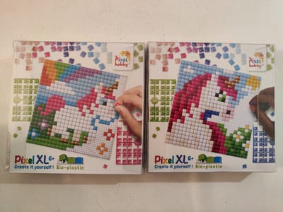 PIXELHOBBY PIXEL XL SET 2 COASTERS EENHOORNS