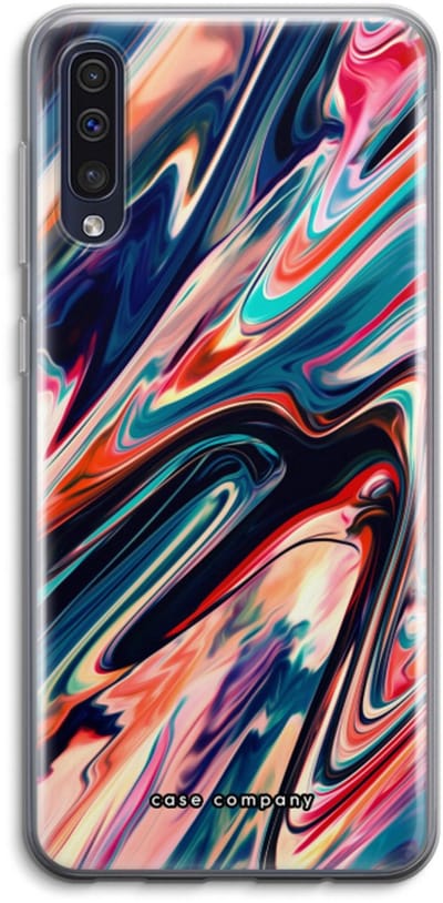 Case Company® - Hoesje geschikt voor Samsung Galaxy A50 hoesje - Quantum Being - Soft Cover Telefoonhoesje - Bescherming aan alle Kanten en Schermrand