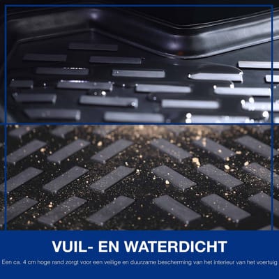 3D Rubber Automatten voor SKODA FABIA 2014-2022 [3. Gen] - geurloos & op maat - hoge rand