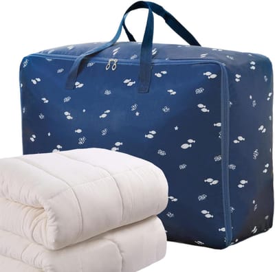 Kussenvacuümzakken - Opbergcontainer Kleding - Ruimte Besparen - Versterkt Draagvermogen - 32x23x2 cm - Marinevis