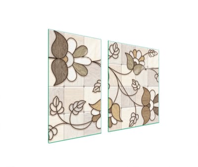 TMK ArtDeko Serie - Snijplank - Glas - 100x52 cm - Mozaïek