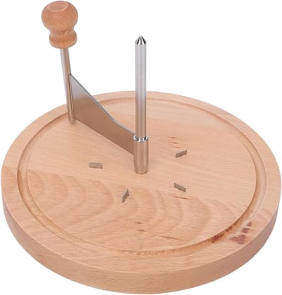 Allecto - Kaas Kruller - Handmatige Kaas Slicer - Perfecte Plakjes - Houten Ontwerp - Ideaal voor Kaasliefhebbers - Geschikt voor Keuken - Duurzaam...