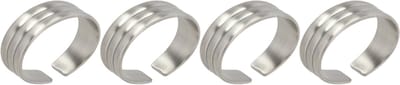 Gense Thebe Servetring Dia 4,3 x 3,2 cm 4 stuks Mat staal