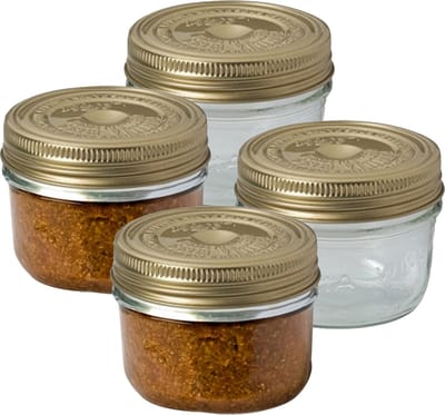 Le Parfait Weckpot/inmaakpot - 4x - met schroefdeksel - 200 ml