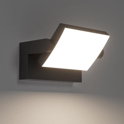 Draaibare LED wandlamp voor binnen en buiten, waterdicht, modern design, verstelbaar voor trap, tuin, balkon, 4000K