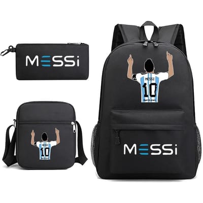 3-delige Schoolrugzakset voor Studenten Grote Capaciteit Oxford Stof Schooltas met Schouderband en Etui 3 piece set