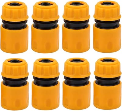 Set van 8 Stuks 1/2 Inch Tuinslang Koppelingen - Snelle Slangconnector voor Waterkraan en Tuingebruik