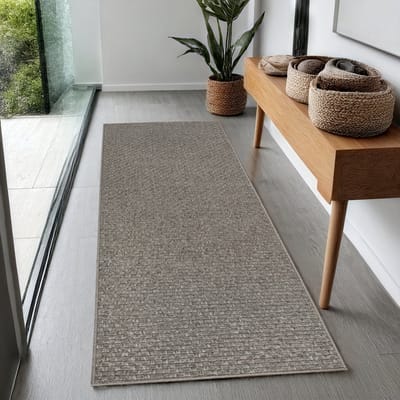 the carpet Maldives– Slijtvaste buitenkleed in Boho- & Vintage-stijl, weerbestendig, UV-bestendig & onderhoudsvriendelijk, ideaal voor balkon, terras, tuin & woonkamer, Donkergrijs, 80 x 150 cm
