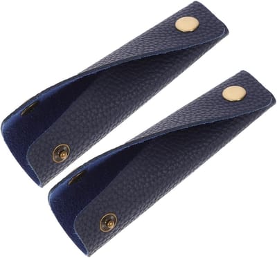 2 Stuks Handvat Beschermers van Leer voor Bagage en Portemonnees - Ideaal als Cadeau voor Reisliefhebbers