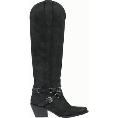 Nubikk Alex Gaucho Black Nubuck Maat: 36 | Laarzen Outlet | Dames | Zwart