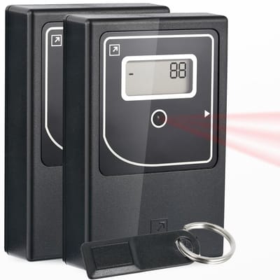 Personen Teller - Infrarood Teller - Verkeer Tellen - Beveiligd Resetten - 9 x 3 x 5 cm - Grijs
