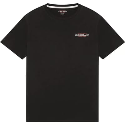 Guess Jeans Gj Cn Slim American Tr T-shirt Met Korte Mouwen Zwart S Man