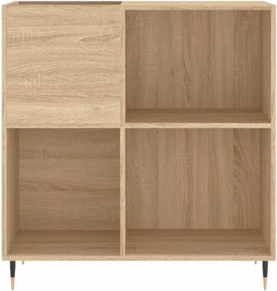 MMP® Platenspeler Kast - Platenspeler Meubel - Ip Kast - 85x38x89cm - Sonoma Oak