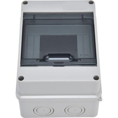 Boîte de distribution 5 voies, boîtier de jonction en plastique étanche, couvercle transparent pour extérieur