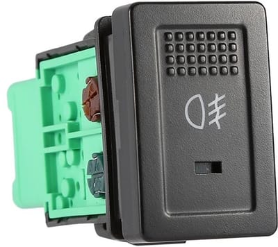 Dailygoods - Fog Light Switch - Auto Onderdelen - Hoogwaardige Kwaliteit - Zwart - Voor Suzuki - Geschikt voor SX4 Swift Grand Vitara 2006-2012
