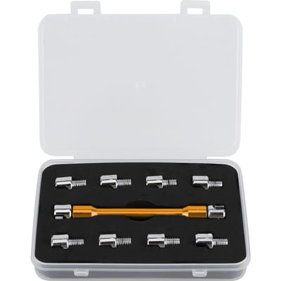 Motorfiets Spaaksleutel CNC Sleutelset 5.0?6.8 Lengte 93mm3.7in voor de meeste motorfietsenGoud white