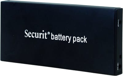 Batterij voor Informatiedisplay met LED-verlichting - Waterdicht - Levensduur 6 tot 36 uur - Voor Restaurants, Cafés, Bars
