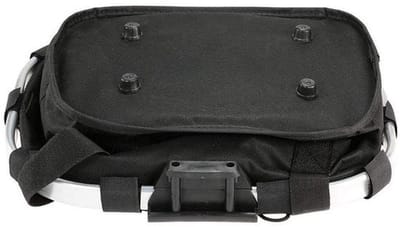 Hondenmand fiets voorop -hondenfietsmand -Fietsmand - fietstas hond -Huisdiermand - 34*26*25cm - hondenmand fiets - fietstas stuur -Fietsstuurmand - Voorop gemonteerd - Opvouwbaar - afneembaar - Geschikt voor kleine honden tot 10 kg -Zwart