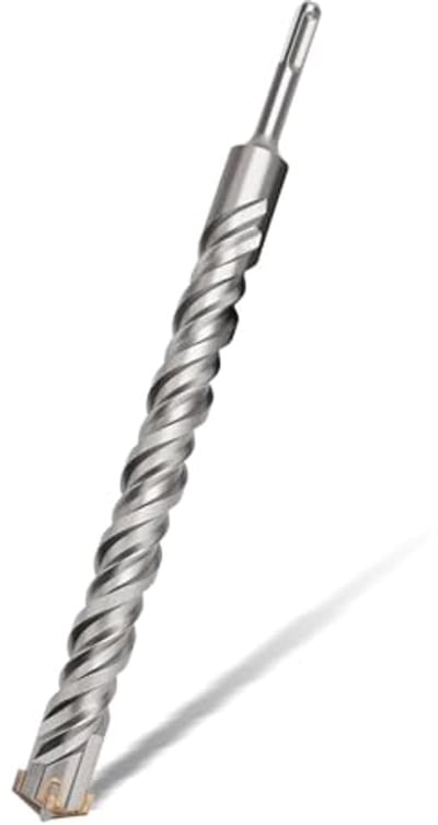 Hamerboor 12 x 310 mm - 4 hardmetalen snijden - SDS Plus opname - Ideaal voor beton en natuursteen - ShopVlot