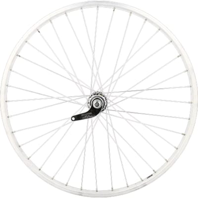 Achterwiel fiets vol assen moer aluminium terugtraprem Velox