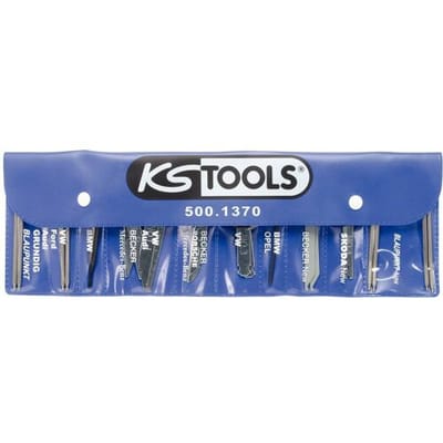 KS Tools 500.1370 Radio-/navigatiesysteem demontage en montageset, 18-delig