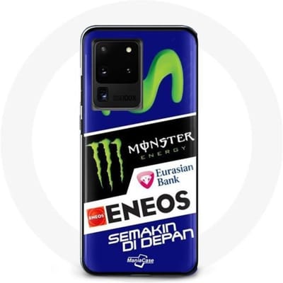 Coque pour Samsung Galaxy S20 Ultra - Monster Energy Yamaha Eneos - Souple - Noir - Protection