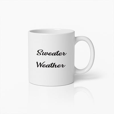 Knusse Sweater Weather Mok – Ideale Herfst en Winter Koffiebeker