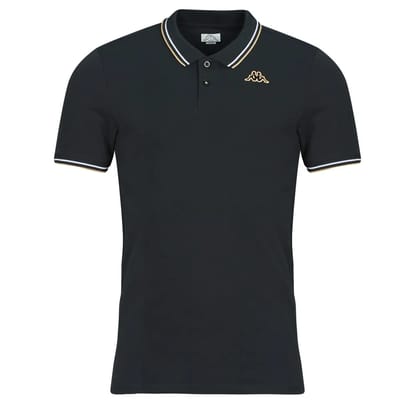 Kappa Ezio 2 Korte Mouw Poloshirt Zwart 4XL Man