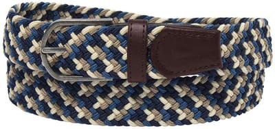 ATLAS FOR MEN - Comfortabele, gevlochten stretchriem - Heren - Verkrijgbaar in grote maten - 135