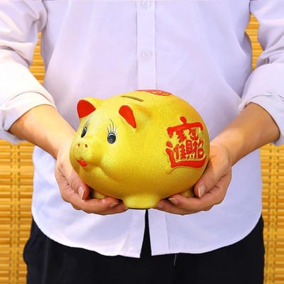 Varkensveilige Spaarpotten Gelukkige Kinderen Verbergen Cadeau Groot Formaat Spaarvarken Euro Munt Speelgoed Kawaii Familie Huis Producten