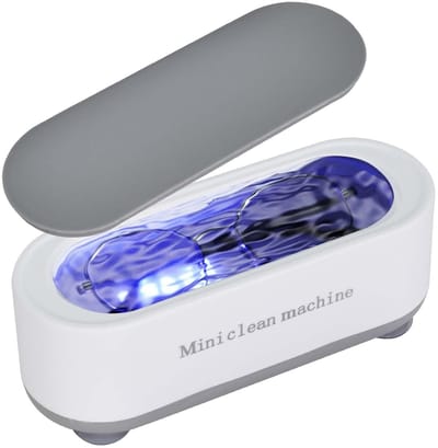 Ultrasone Reiniger - Schoonmaakapparaat - Sieraden Reinigen - 47000 Hz Frequentie - 350ml Capaciteit - Wit