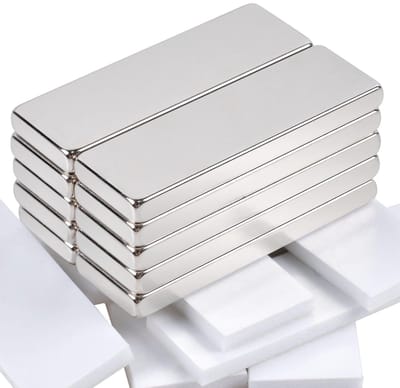 10 stuks sterke neodymium magneten - zelfklevende rechthoekige koelkastmagneten 30 x 10 x 3 mm voor veelzijdig gebruik