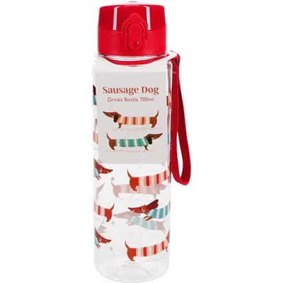 Drinkfles Teckel - Sausage dog 700 ml van Rex London