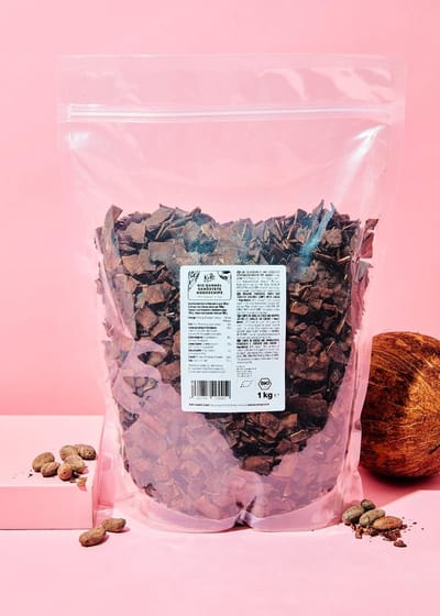 KoRo | Bio geroosterde kokoschips met pure chocolade 1 kg