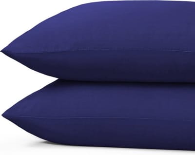 Cozy Covers 100% Katoen - Kussenslopen - Set van 2 - 60x60 cm - Donkerblauw