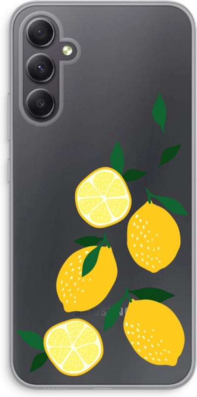 Case Company® - Hoesje geschikt voor Samsung Galaxy A34 hoesje - You're my lemon - Soft Cover Telefoonhoesje - Bescherming aan alle Kanten en Schermrand