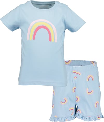 Blue Seven NIGHTWEAR Meisjes Pyjamaset - blauw - Maat 92/98