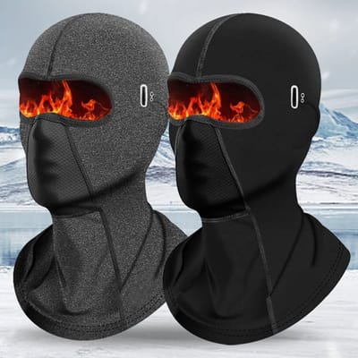 Winter Warme Fiets Cap voor Mannen en Vrouwen - Winddichte Fluwelen Sport Sjaal en Gezichtsbescherming, Fleece Hoed voor Fietsen, Skiën, Wandelen, Outdoor Activiteiten (56-63 cm, Elastisch)