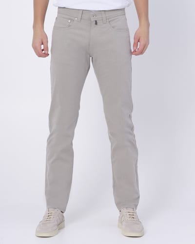Pierre Cardin Broek Lyon Futureflex Grijs - Maat W 31 - L 34 - Heren - Five-pocket broek