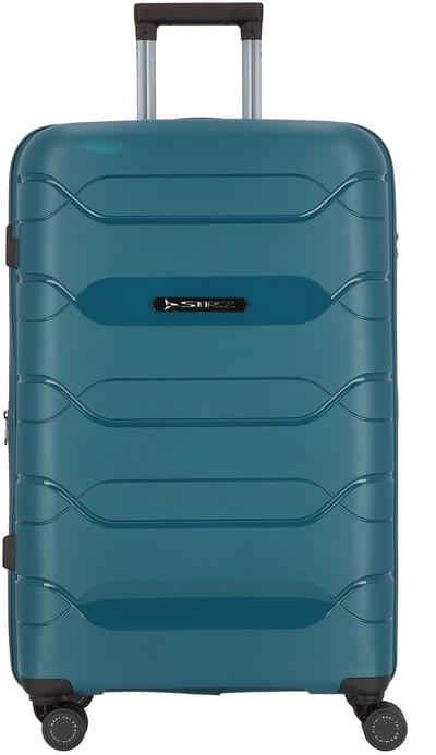 Polestream Strz by Asteroid 4 wielen Trolley L 74 cm met uitbreidingsplooi - Harde bagage - TSA slot - deepsea green