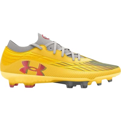 Under Armour Magnetico Elite 4 voetbalschoenen voor heren, voor harde ondergrond (Geel)