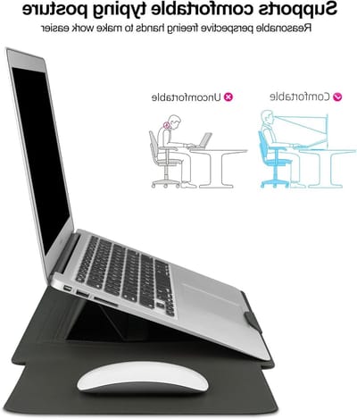 Laptop Sleeve voor 17.3 inch Laptops - Geschikt voor HP, ASUS, Dell, Acer en meer - Bescherming en Stijl in Groen en Grijs