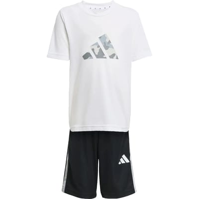 Adidas Sportswear Train Essentials Camo Print Set White Maat: 104 | Broeken Outlet | Unisex | Zwart