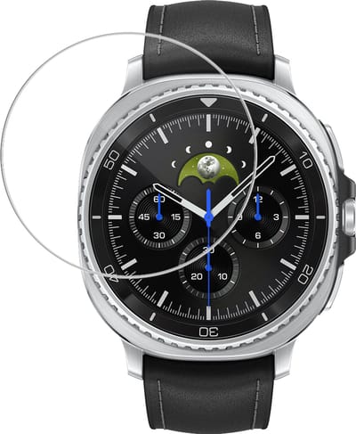 Screenprotector - Geschikt voor Samsung Galaxy Watch 8 Classic (46 mm) - Sterk & Shockproof - Tempered Glass - Gehard Glas - Beschermglas Screen Cover - Bescherm Protector voor Smartwatch