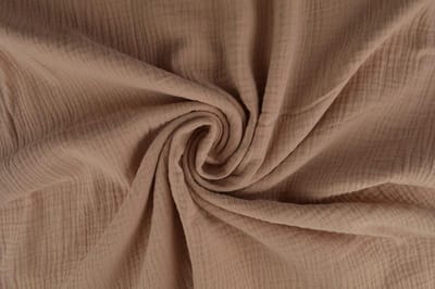 Hydrofiel stof / Mousseline stof / Dusty roze / 10 meter