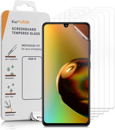 kwmobile 6x screenprotectors geschikt voor Samsung Galaxy A33 5G - beschermende folie voor smartphone