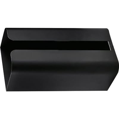 Support de rangement magnétique pour table à manger, porte-serviettes en papier, plateau mural, distributeur de gants et serviettes black